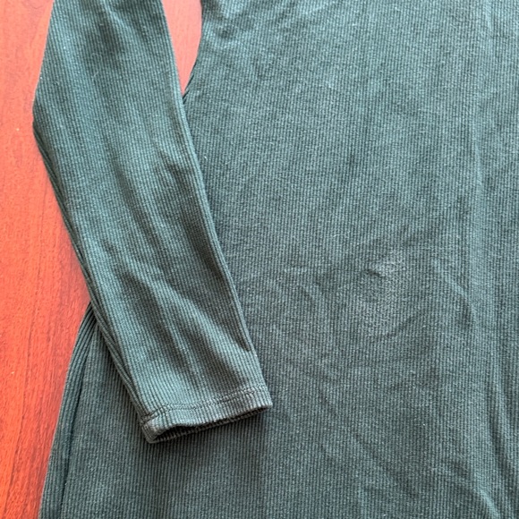 Marine Layer Woman’s Lexi Rib Turtleneck Mid Long Sleeve Dress - Picture 8 of 15